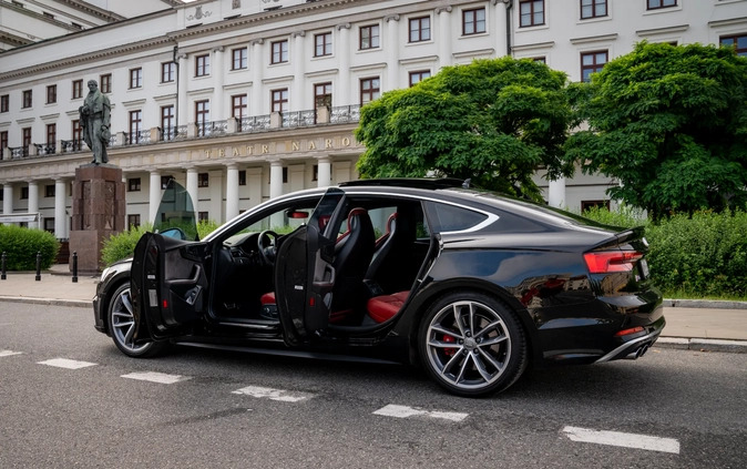 Audi S5 cena 169000 przebieg: 105000, rok produkcji 2018 z Warszawa małe 106